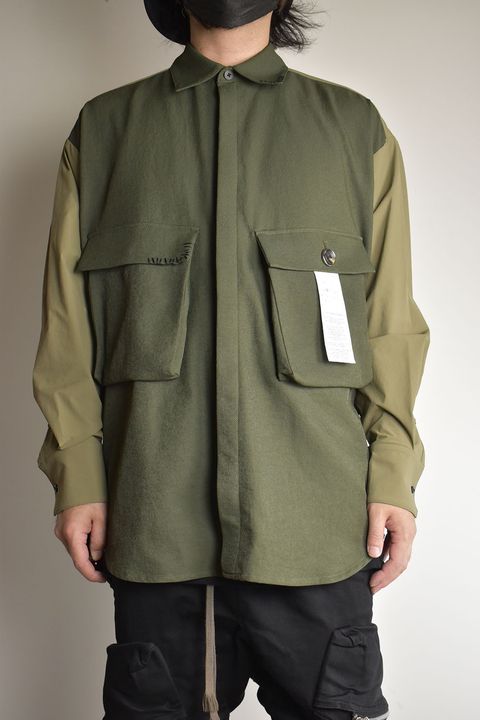 Shirts Jacket"Moss Green"/シャツジャケット"モスグリーン"