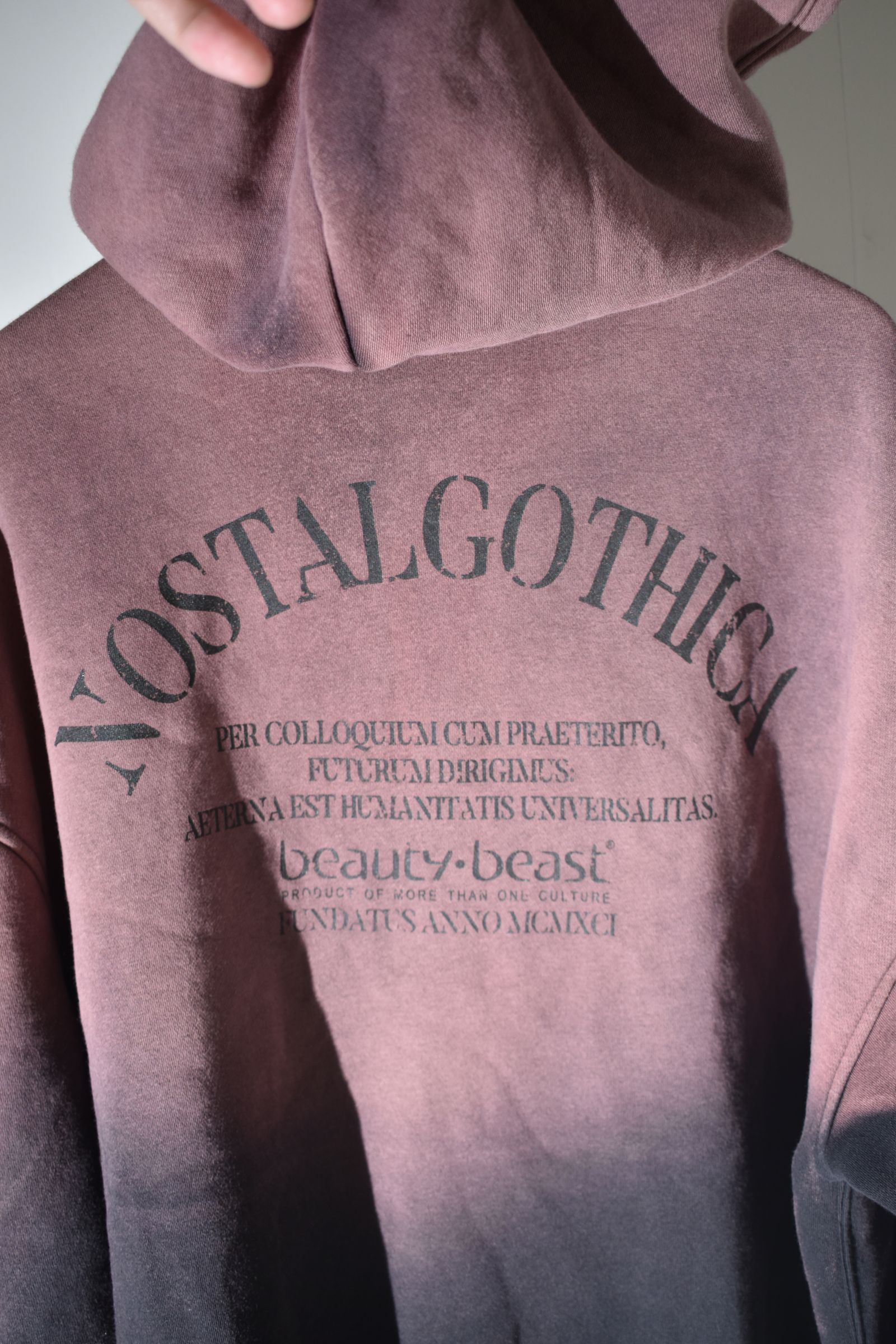 Nostalgothica Hoody "Black" / ノスタルゴシカ フーディ"ブラック"