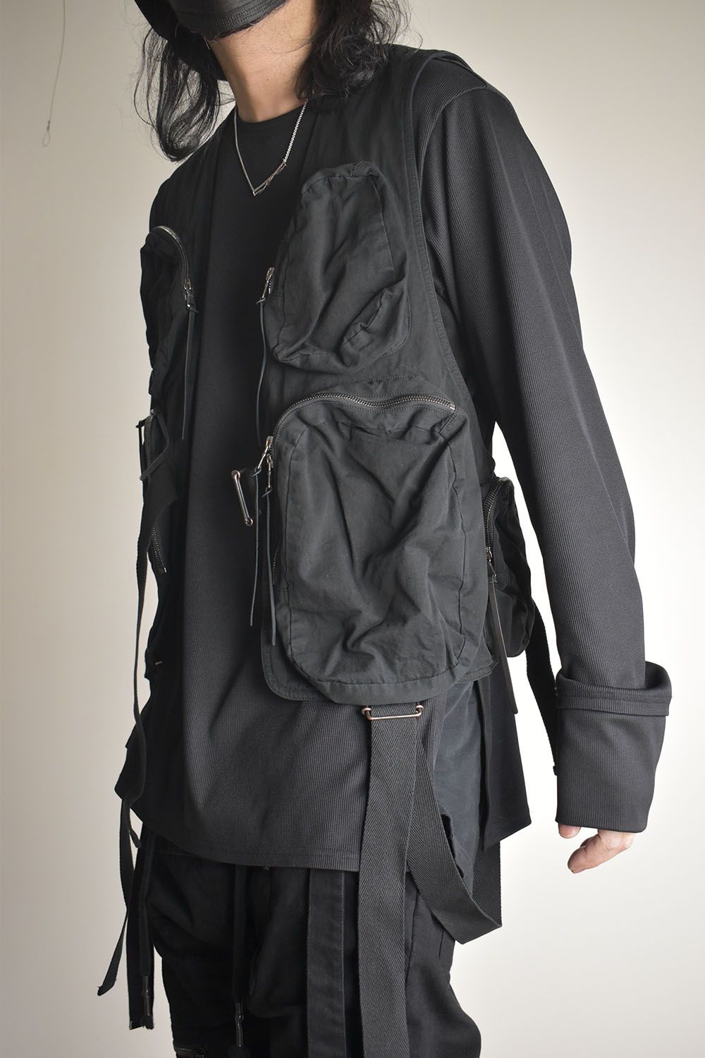 Cotton Twill Tactical Vest "Black" / 綿ツイルタクティカルベスト"ブラック"
