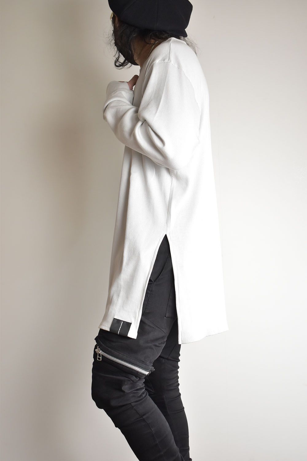 Base Layer Round Neck"Off White"/ベースレイヤーラウンドネック"オフホワイト"