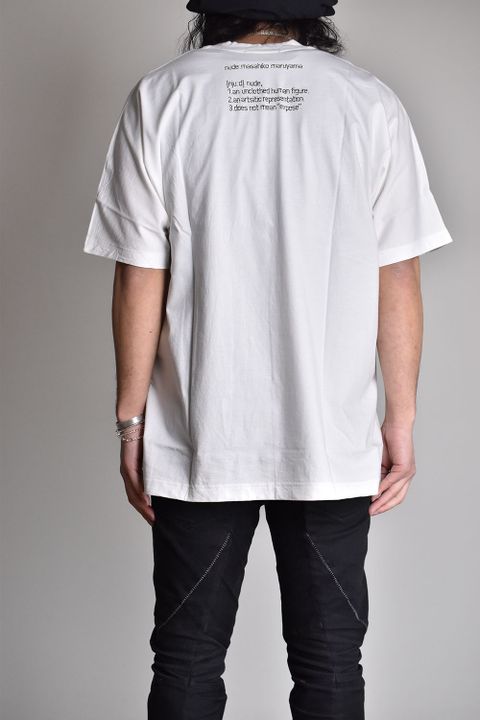 Oversized Short Sleeve Tee"Off White"/オーバーサイズドショートスリーブTee"オフホワイト"