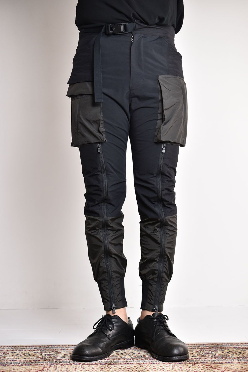 Panel Combination Tactical Pants"Black"/後染めパネルコンビネーションタクティカルパンツ"ブラック"