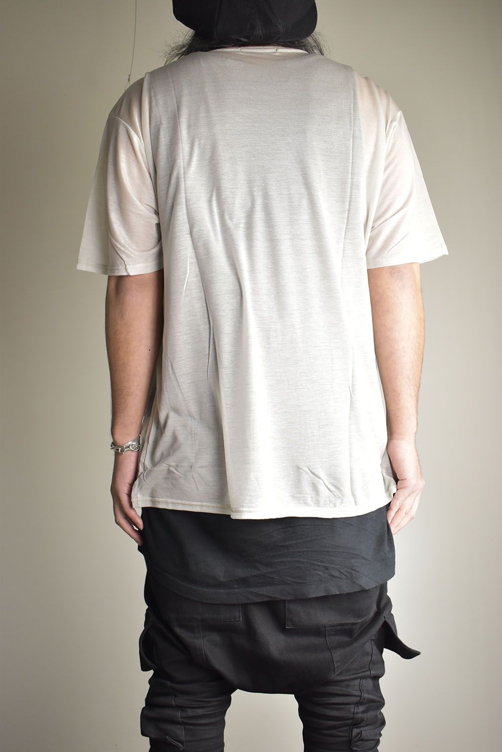 Over Sized Print Short Sleeve Tee"Grey"/オーバーサイズドプリントショートスリーブTee"グレー"