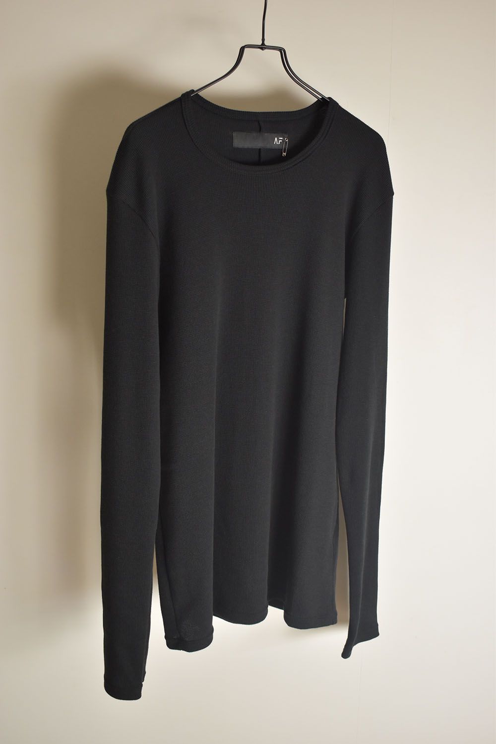 Crew Neck Top"Black" / クルーネックトップ"ブラック"