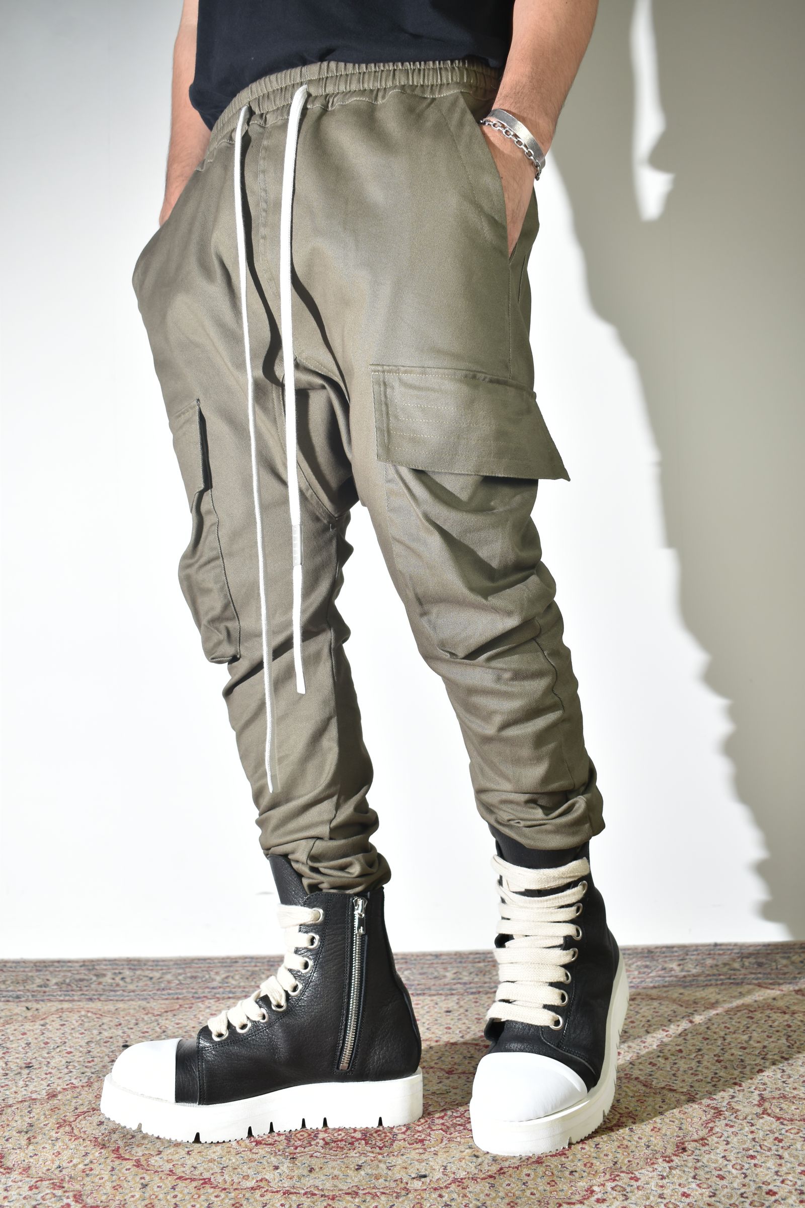 【Exclusive】Cargo Sarouel Skinny"Khaki" / カーゴサルエルスキニー"カーキ"