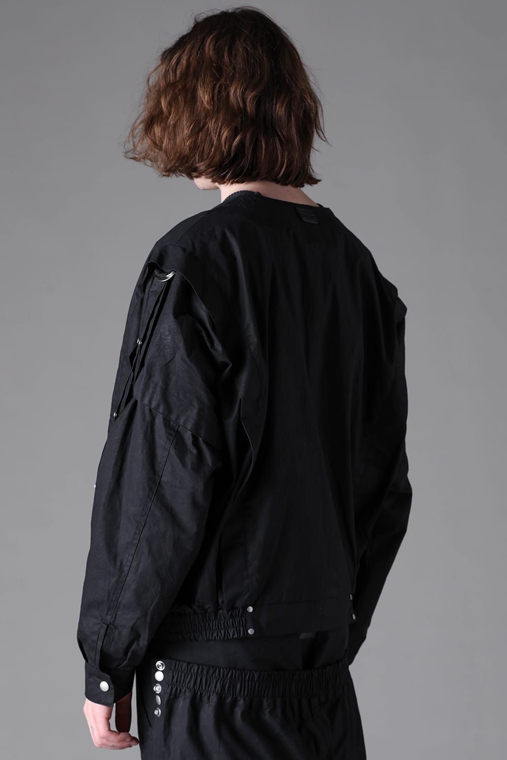 《2026AW先行予約》Collar Less Blouson"Black" / カラーレスブルゾン"ブラック"