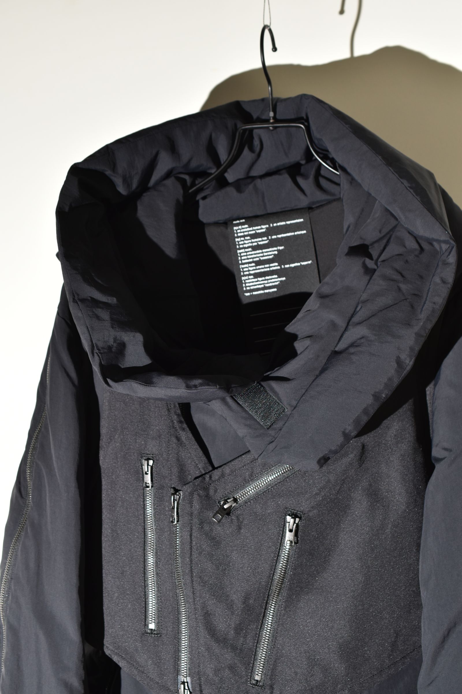 Multi Zip Down Parka Jacket (with Vest)"Black" / マルチジップダウンパーカージャケット(ベスト付き)"ブラック"