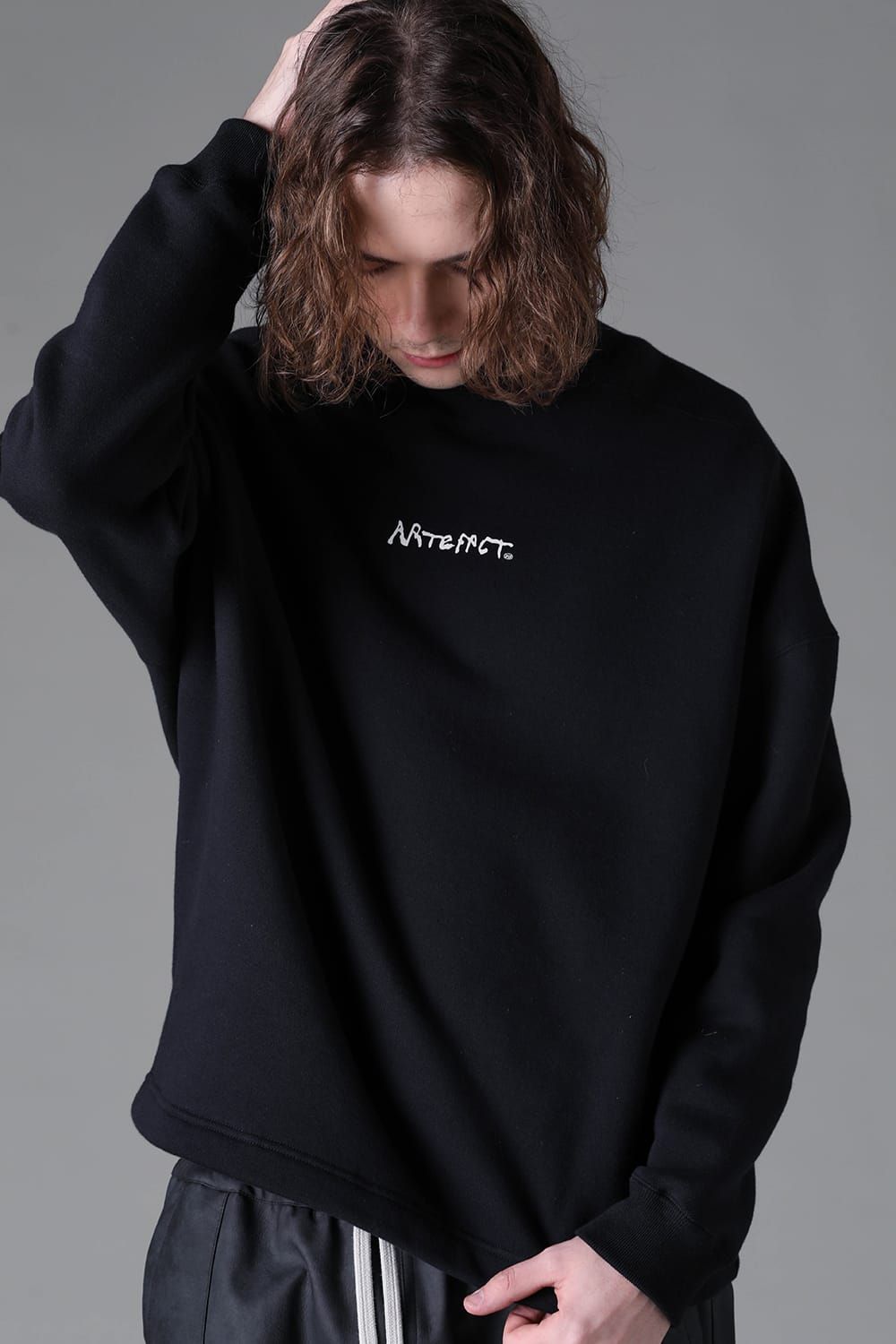 《2026AW先行予約》Printed Over Size Pullover "Black" / プリントオーバーサイズプルオーバー"ブラック"