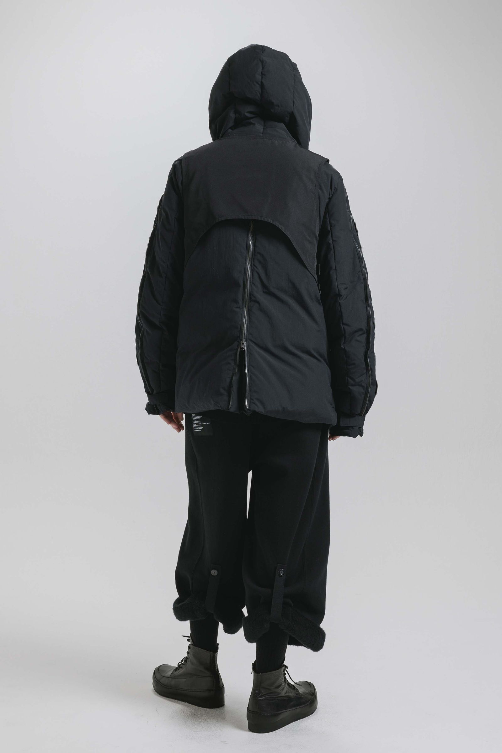 Multi Zip Down Parka Jacket (with Vest)"Black" / マルチジップダウンパーカージャケット(ベスト付き)"ブラック"