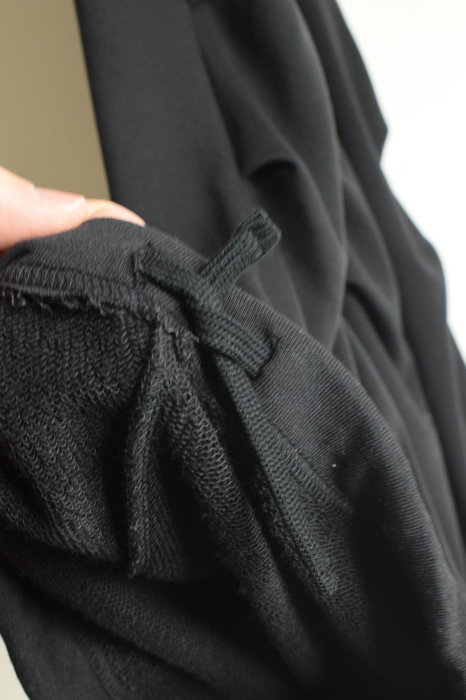 Sarouel Wide Sweat Pants"Black" / サルエルワイドスウェットパンツ"ブラック"