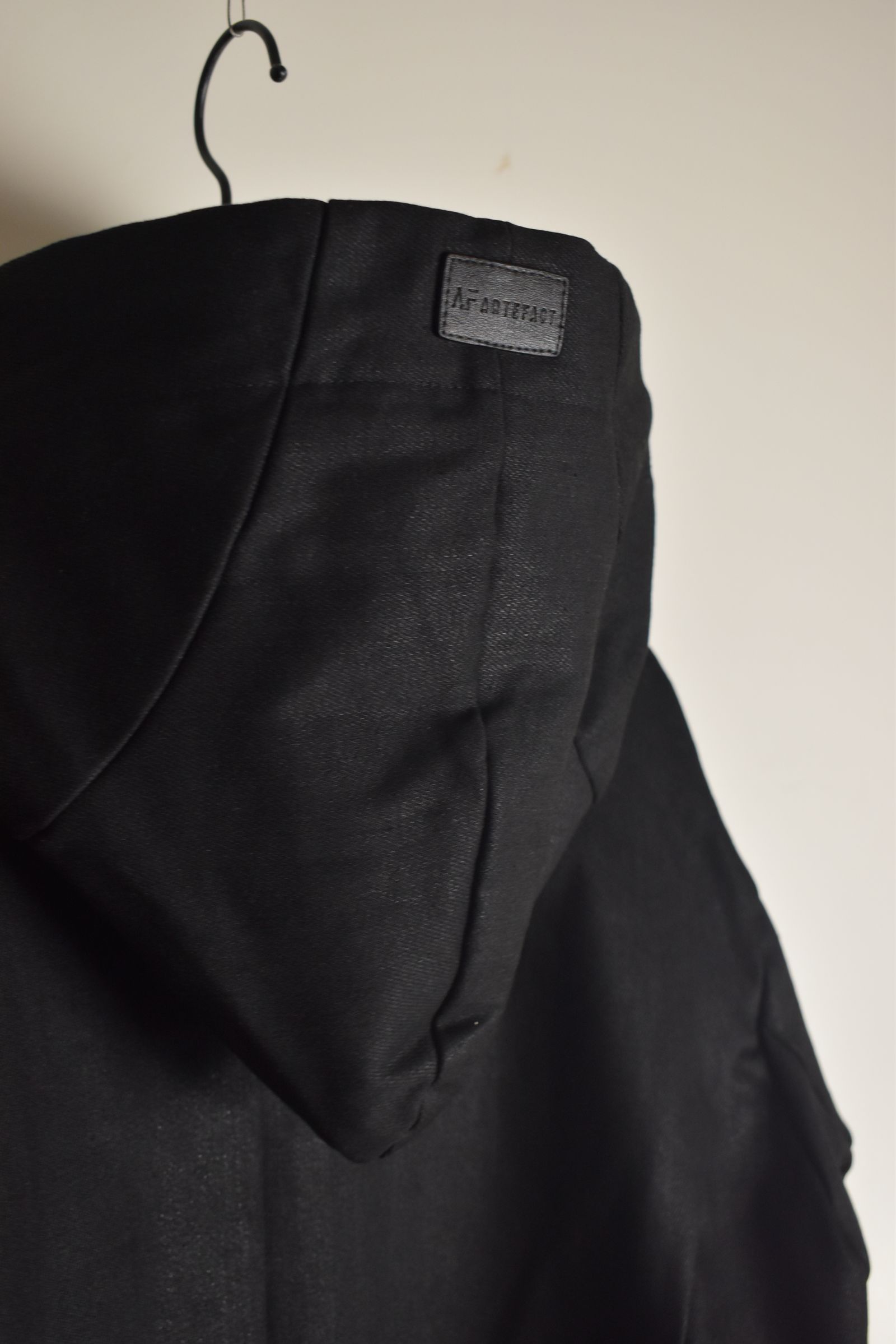Bonding  Hoodie Denim Blouson"Black" / ボンディングフーデッドデニムブルゾン"ブラック"