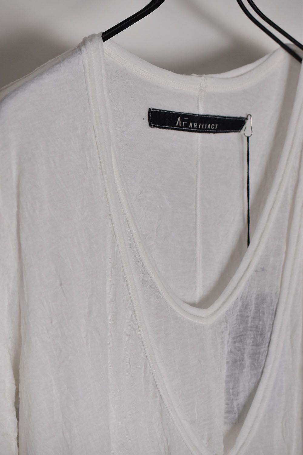 《2026SS先行予約》Gauze Washer Layerd V-Neck Tee"BK×WH/IV×GYBG×GY/BK×BK/WH×WH"/ガーゼワッシャーレイヤードVネックTee"