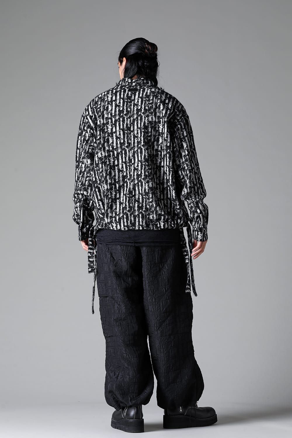 《2025AW先行予約》Geometry Cargo Wide Pants"Black" / ジオメトリーカーゴワイドパンツ"ブラック"