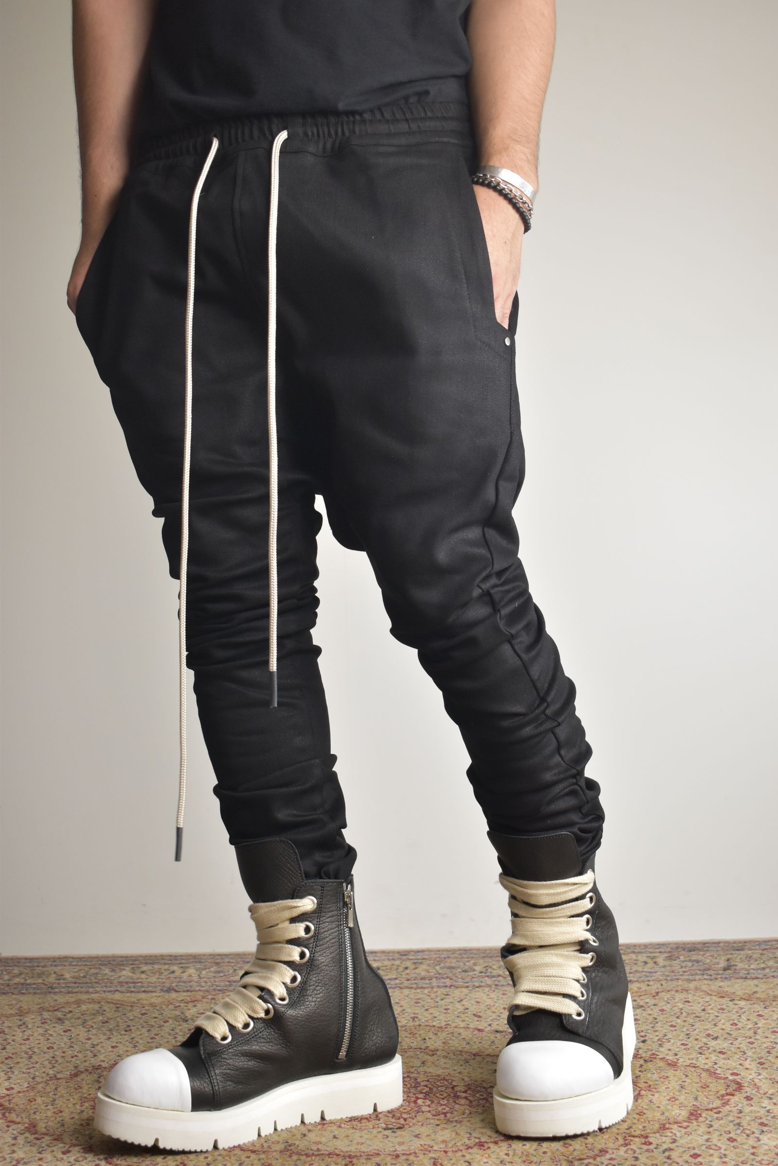 Bonding  Sarouel Skinny Denim"Black" / ボンディングサルエルスキニーデニム"ブラック"