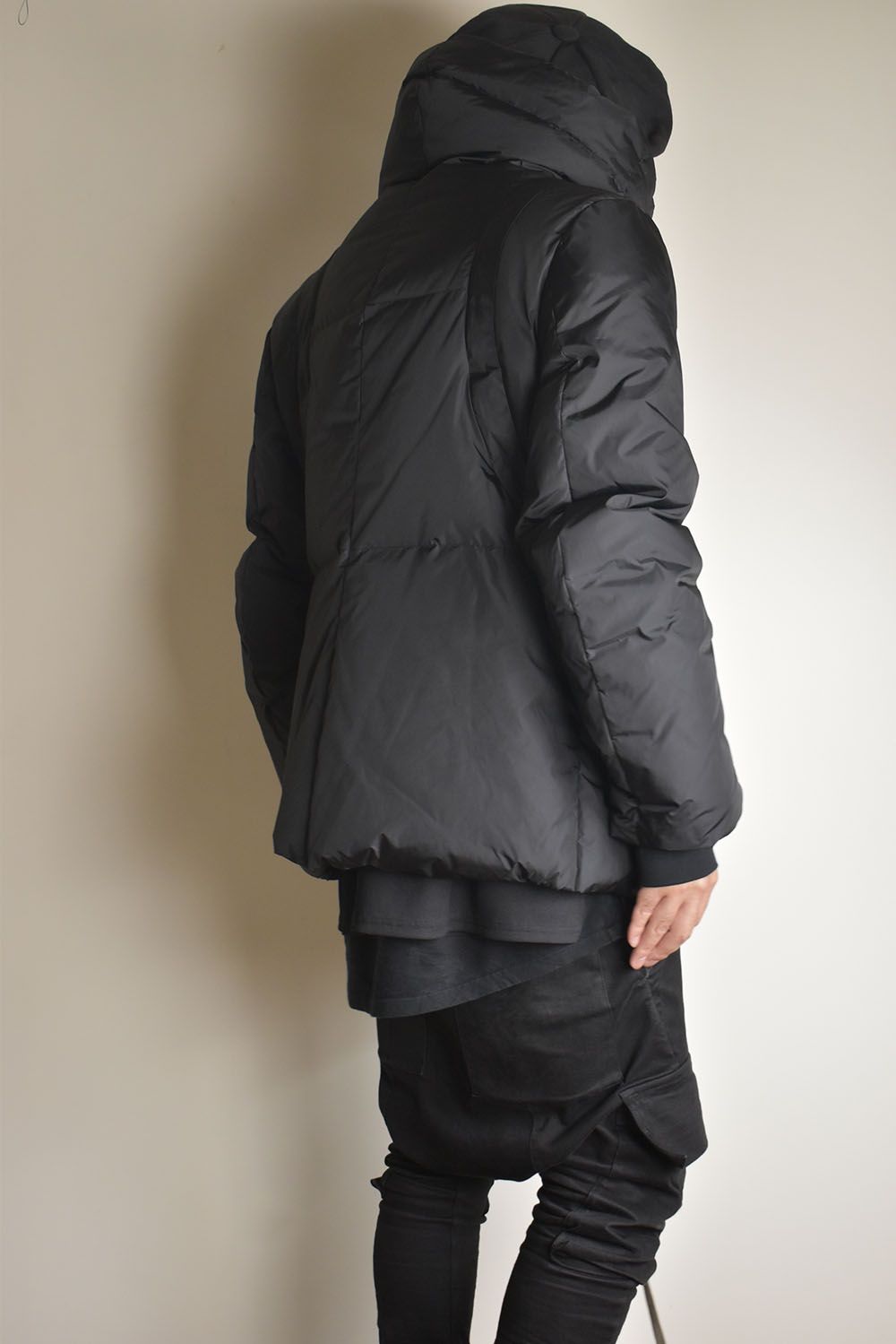 Detachable Sleeve Down Jacket"Black" / デタッチャブルスリーブダウンジャケット"ブラック"