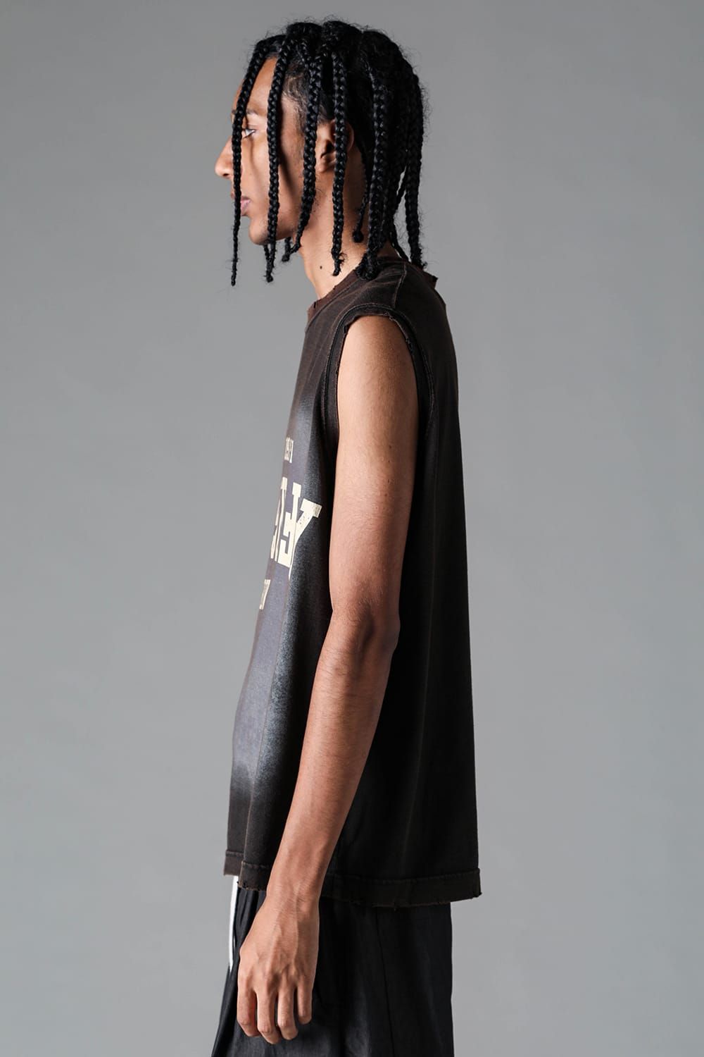 《2027SS先行予約》AFRGMNT Short Tank "Burnt Black / Ecru / Smoky Indigo / Ash Mint " / AFRGMNT ショートタンク"バーントブラック / エクリュ /スモーキーインディゴ /アッシュミント"