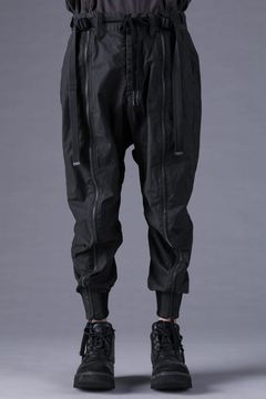 《2027SS先行予約分》Pigment-Coated Parachute Jog Pants"Black" / 顔料コーティングパラシュートジョグパンツ"ブラック"