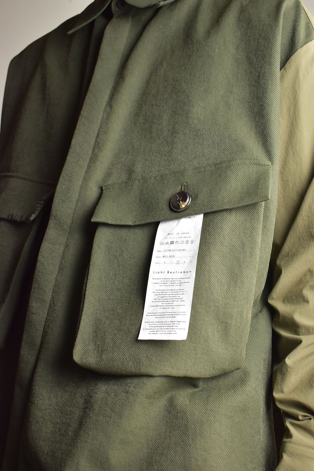 Shirts Jacket"Moss Green"/シャツジャケット"モスグリーン"