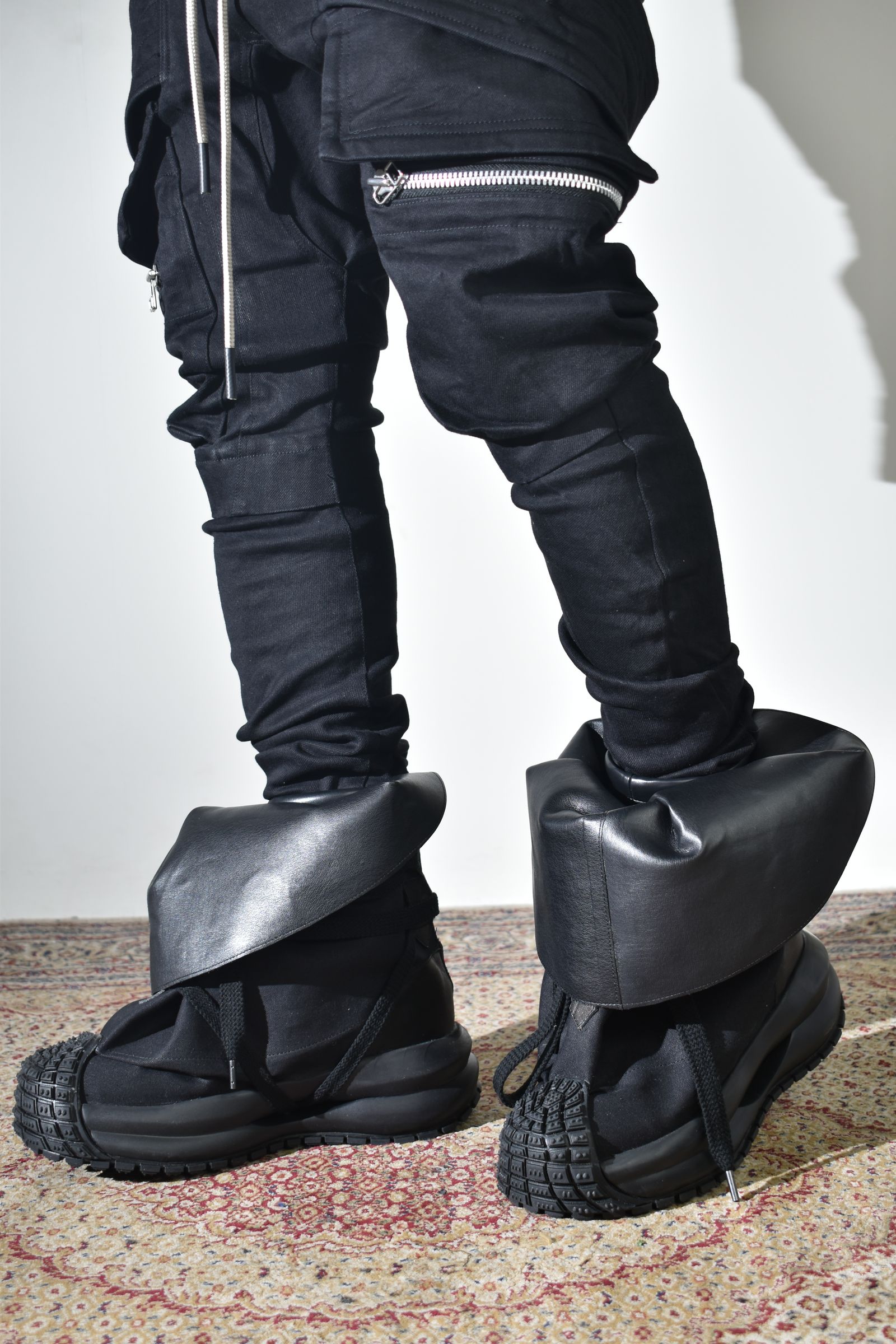 Magarimono collabo Sack Boots"Black" / MAGARIMONO コラボ サックブーツ"ブラック"