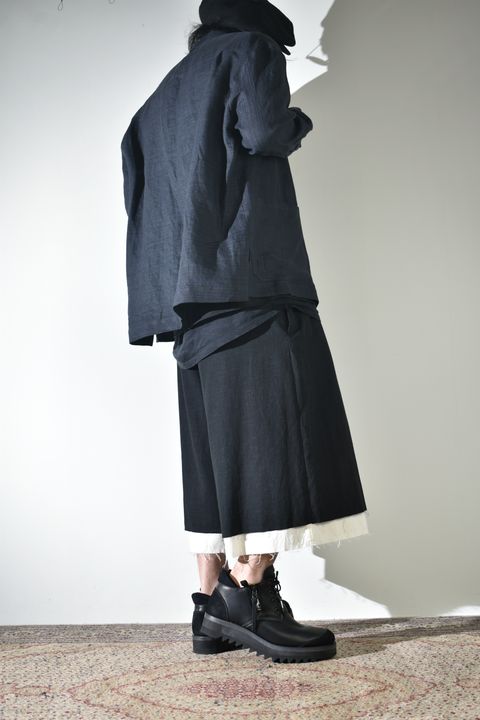 ラフな着方もあり