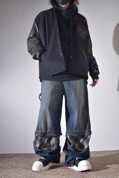 コーチジャケット×デニム