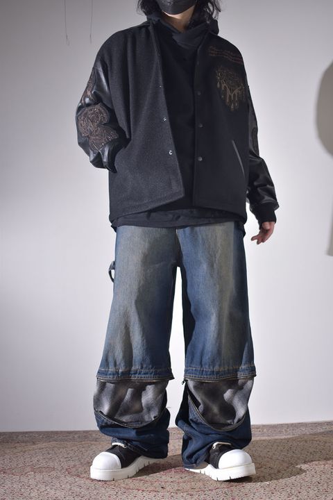 コーチジャケット×デニム
