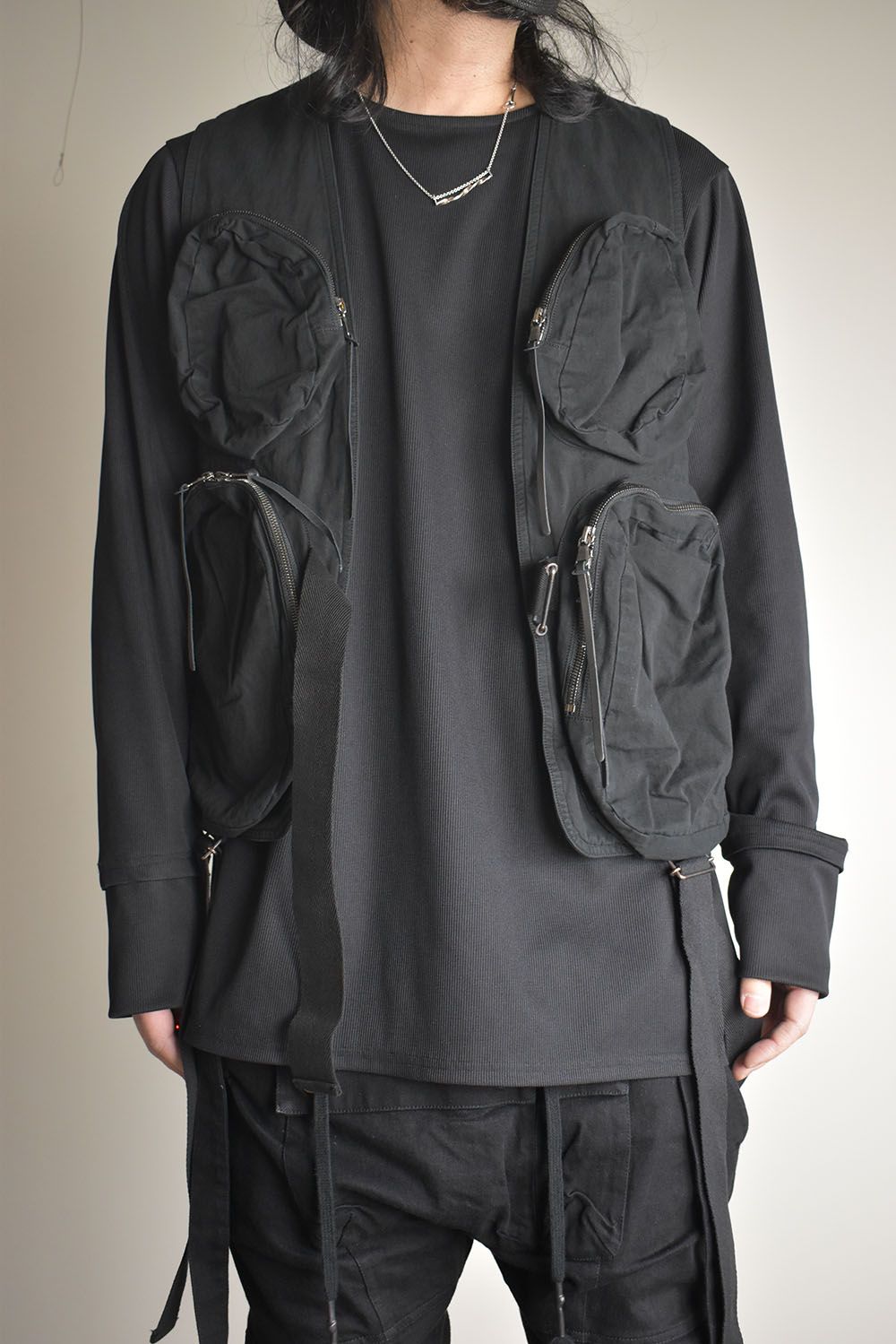 Cotton Twill Tactical Vest "Black" / 綿ツイルタクティカルベスト"ブラック"