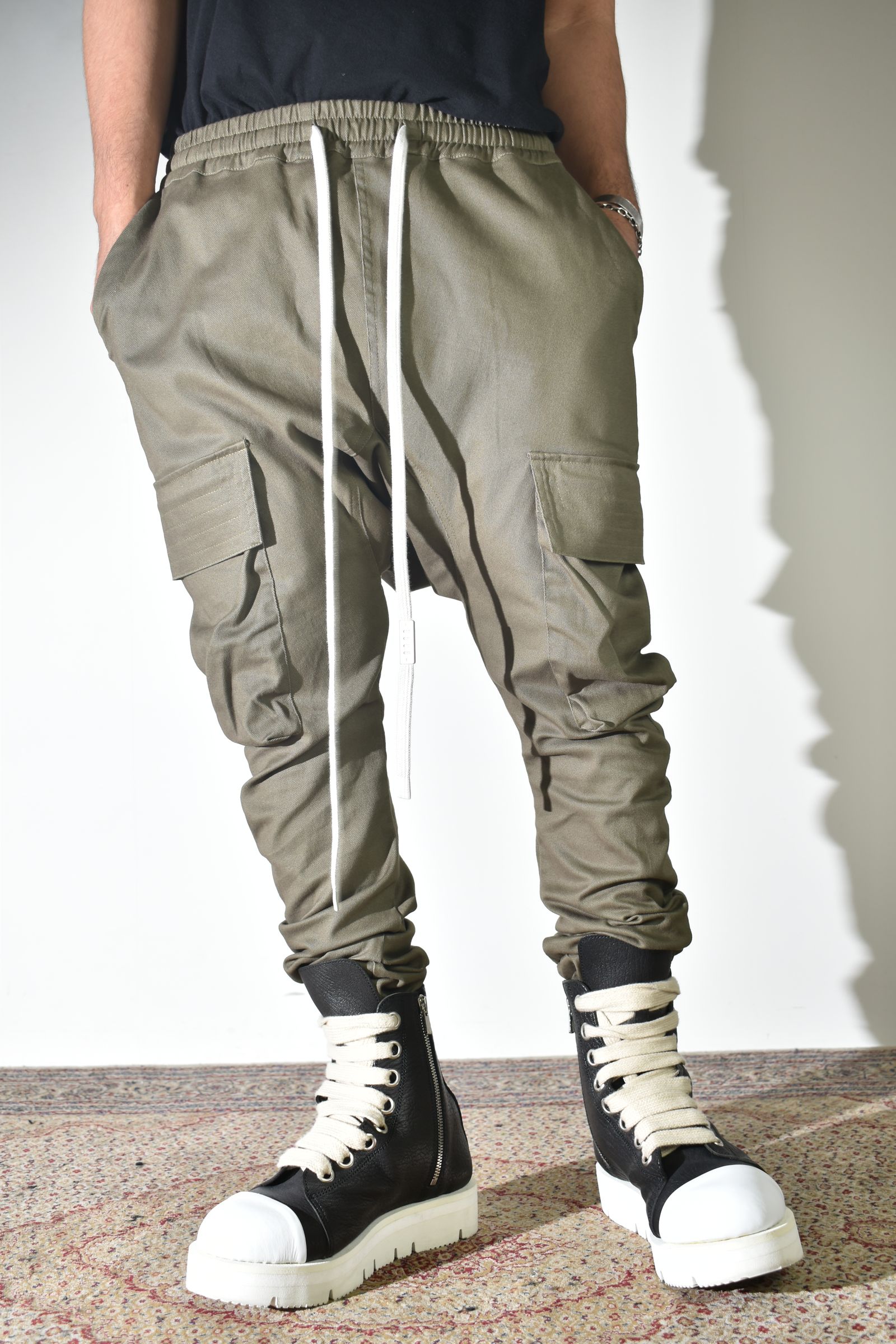 【Exclusive】Cargo Sarouel Skinny"Khaki" / カーゴサルエルスキニー"カーキ"