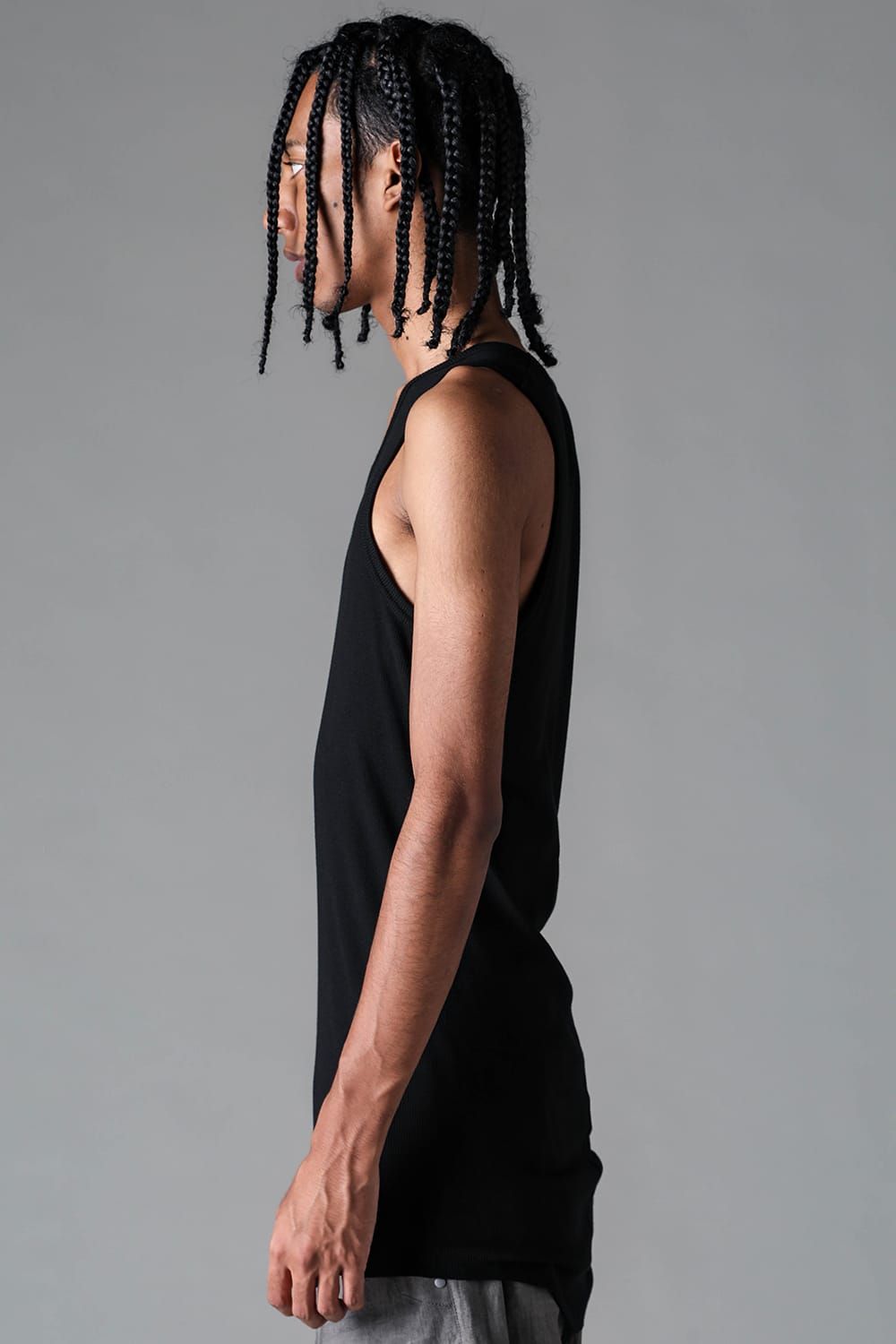 《2027SS先行予約》Regular Rib Tank Top"Black" / レギュラーリブタンクトップ "ブラック"