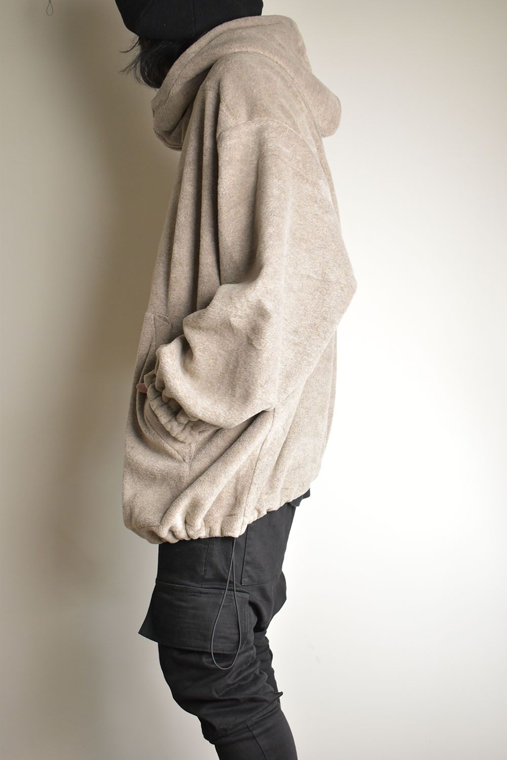 Fleece Hoodie"Beige" / フリースフーディ"ベージュ/"