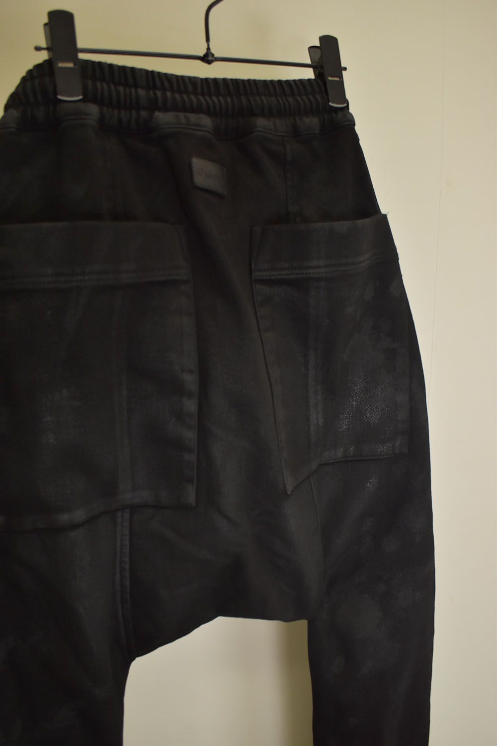 Coating Bonding  Sarouel Skinny Denim"Black" / コーティングボンディングサルエルスキニーデニム"ブラック"