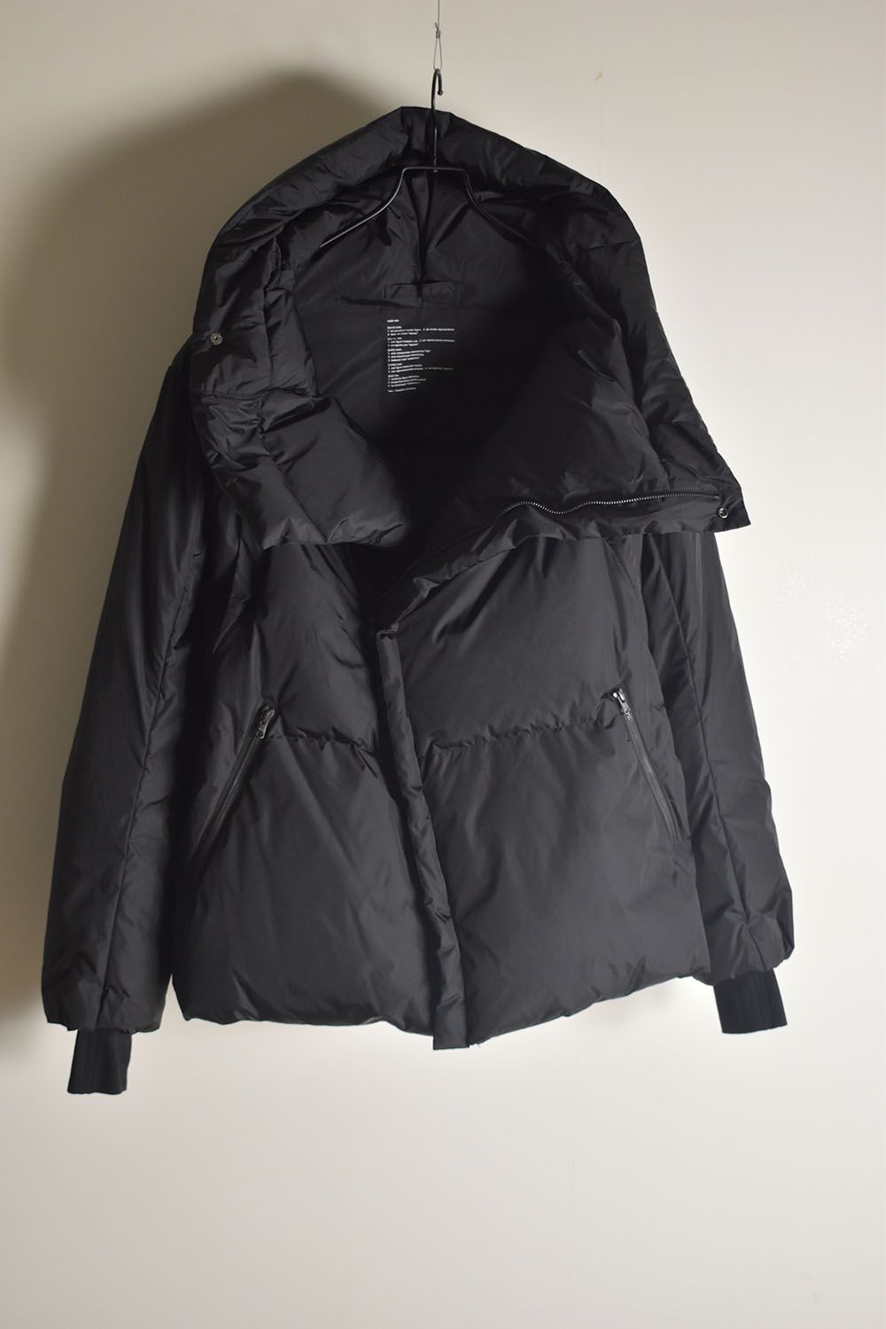 Detachable Sleeve Down Jacket"Black" / デタッチャブルスリーブダウンジャケット"ブラック"