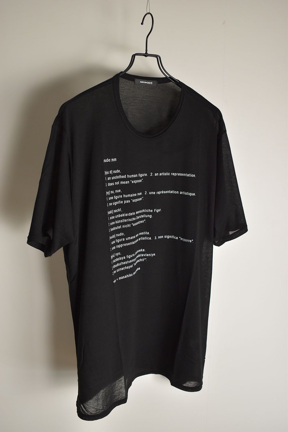 Over Sized Print Short Sleeve Tee"Black"/オーバーサイズドプリントショートスリーブTee"ブラック"