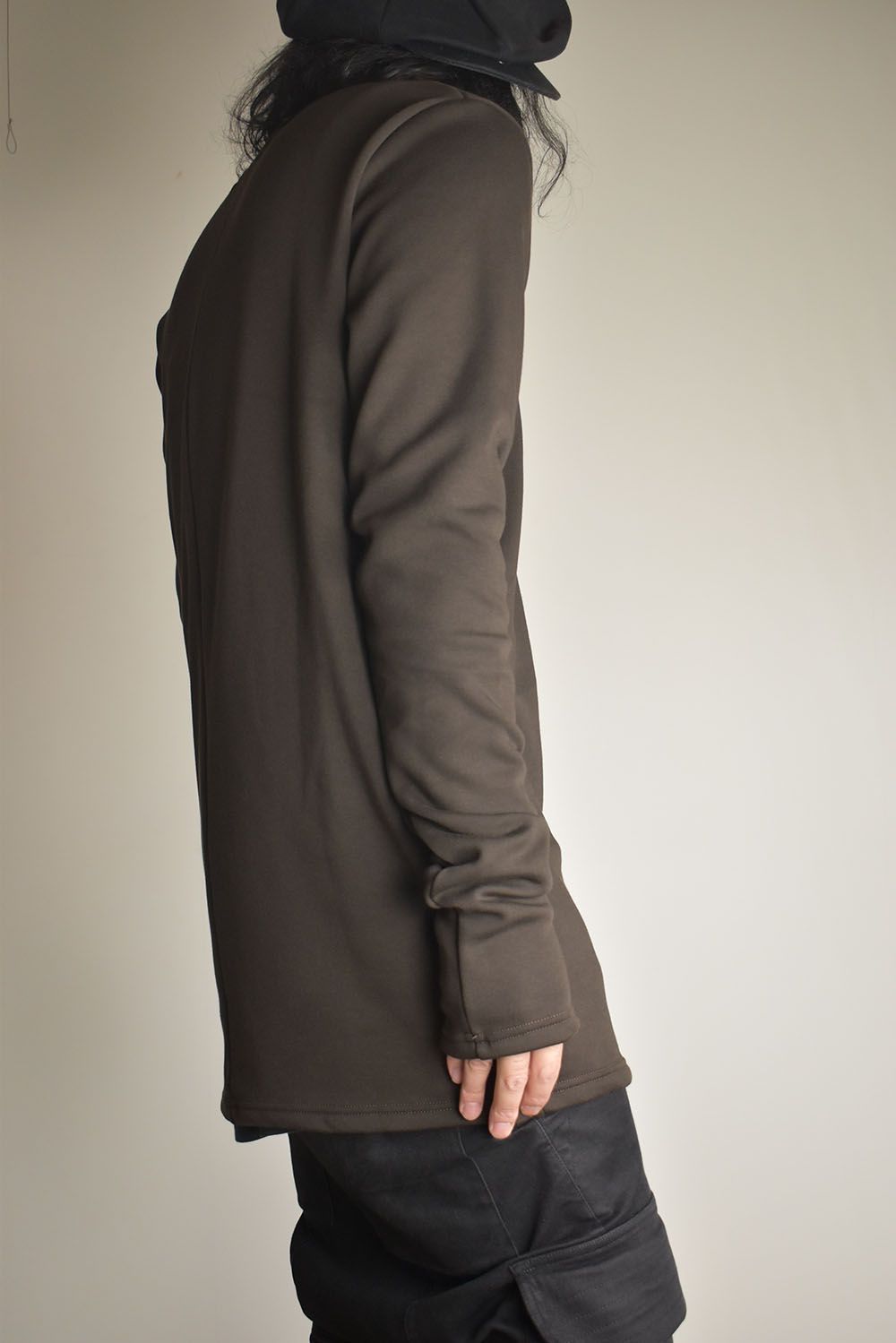 Bomber Heat Crew Neck Top"D.Grey" / ボンバーヒートクルーネックトップ"ダークグレー"