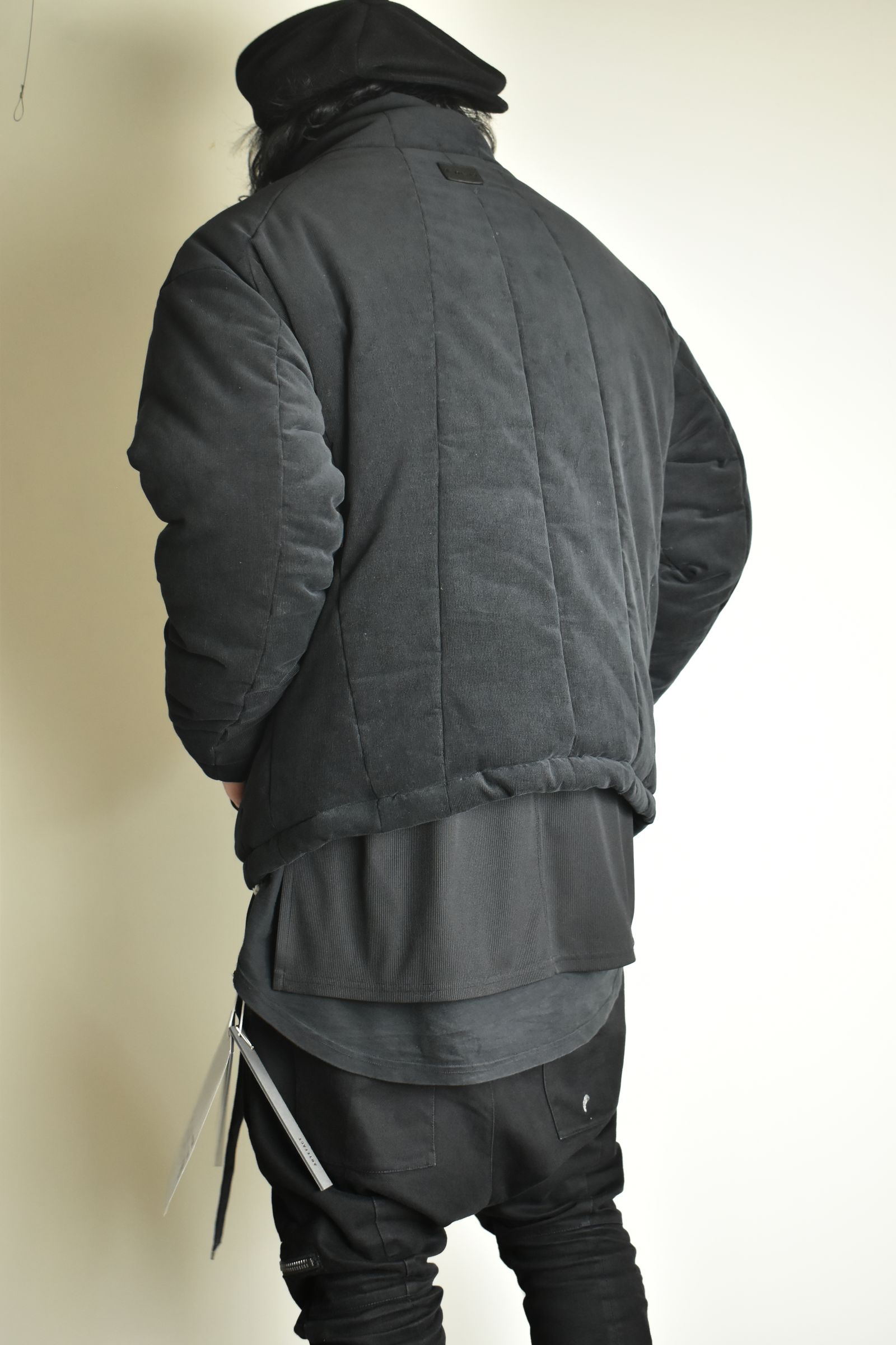 《2026AW先行予約》Corduroy Padded Blouson "Black" / コーデュロイパデッドブルゾン"ブラック"