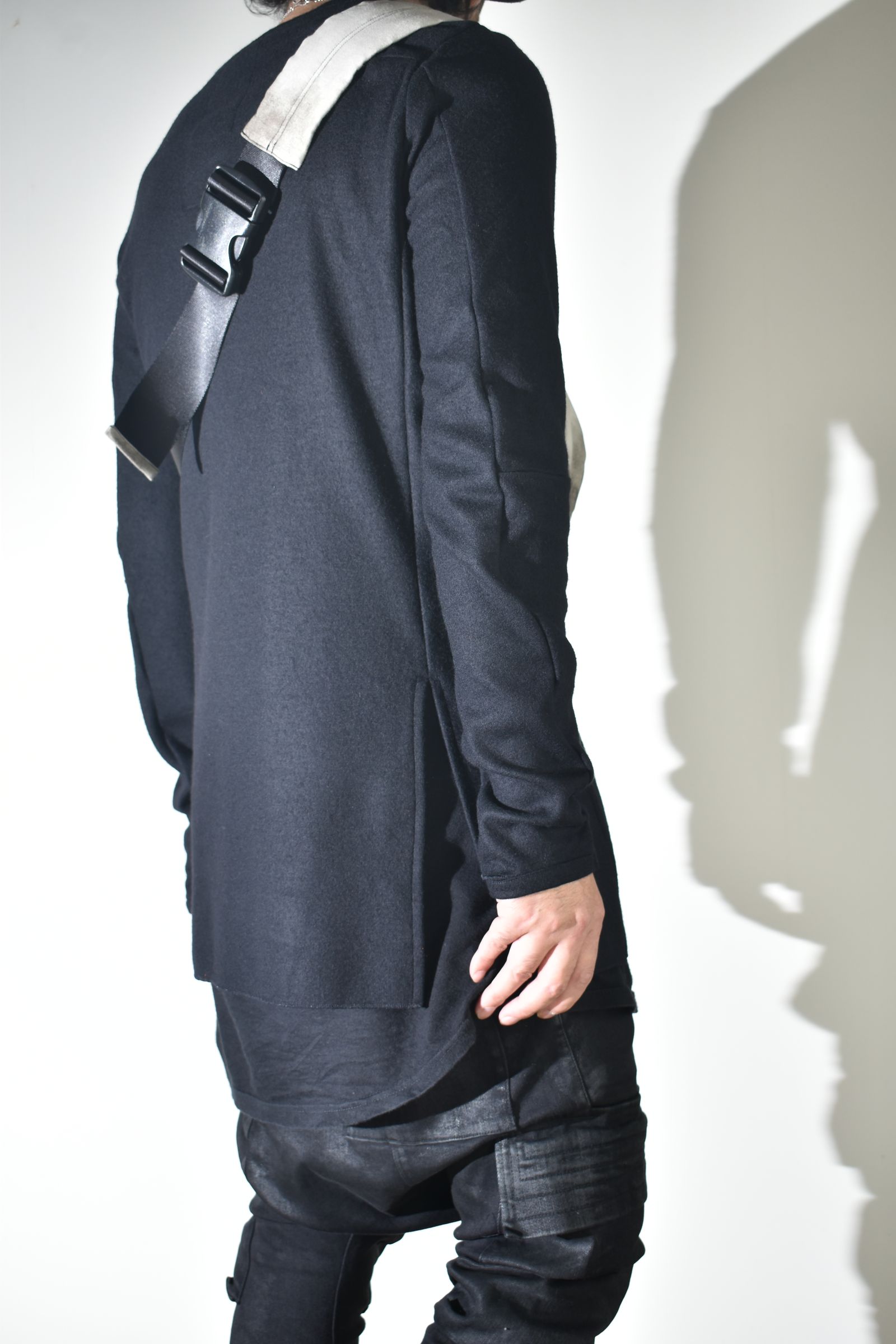 Sphere Shoulder Bag "Black Bleached" / スフィアショルダーバッグ"ブラックブリーチ"