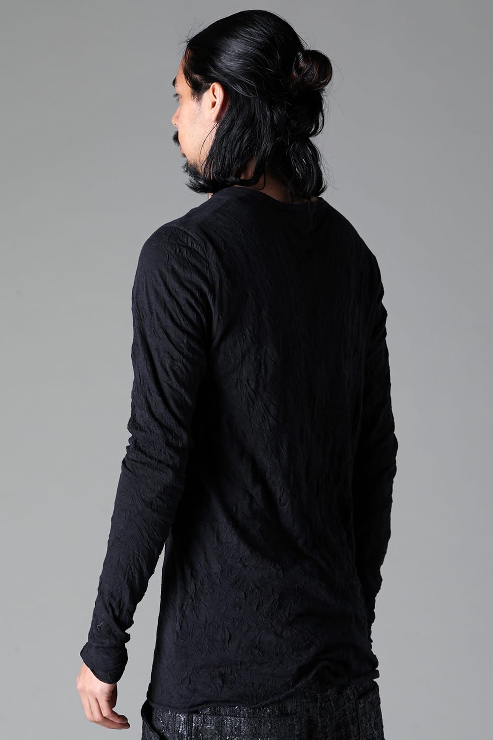 《2025AW先行予約》Layered Long Top"BK×WH/IV×GY/BK×BR/BK×BK/IV×IV/BR×GY" / レイヤードロングトップ"ブラック×ホワイト/アイボリー×グレー/ブラック×ブラウン/ブラック×ブラック/アイボリー×アイボリー/ブラウン×グレー"