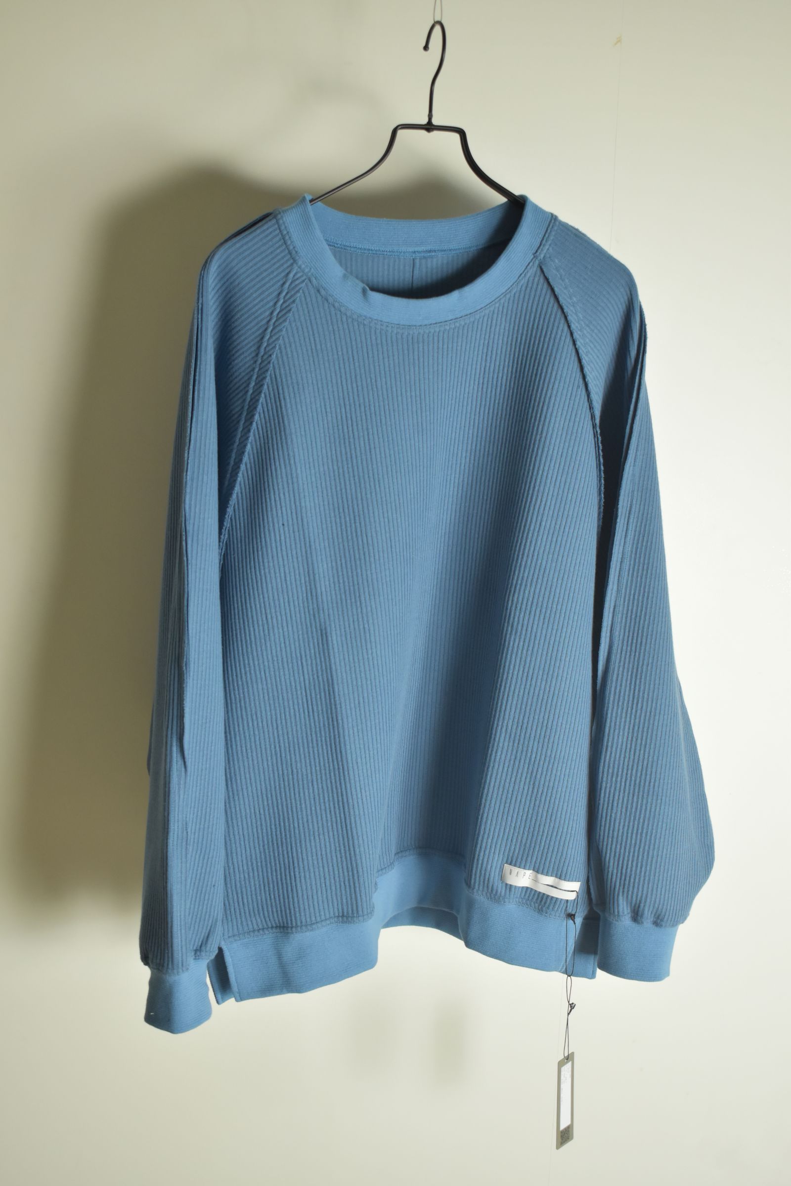 Rail Knit Dolman Sleeve"Blue" / レールニットドルマンスリーブ"ブルー"