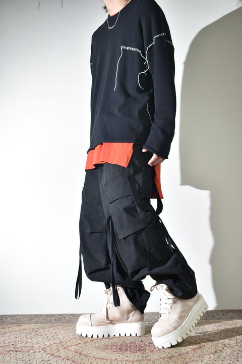 差し色とリラックスカジュアル