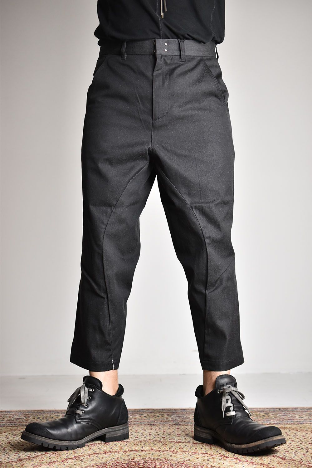 Cycling Wide Pants"T Black"/サイクリングワイドパンツ"ブラック"