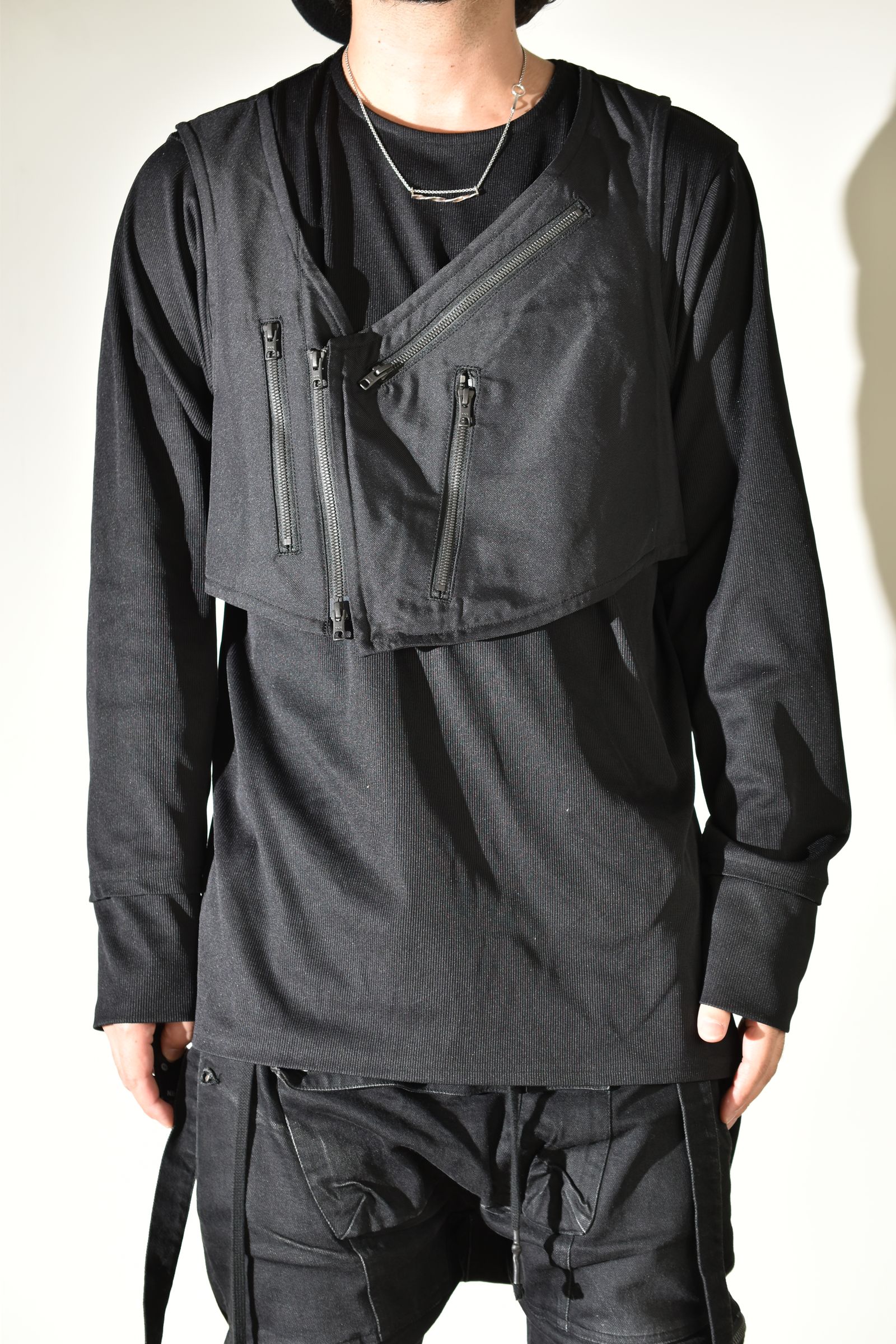 Multi Zip Down Parka Jacket (with Vest)"Black" / マルチジップダウンパーカージャケット(ベスト付き)"ブラック"