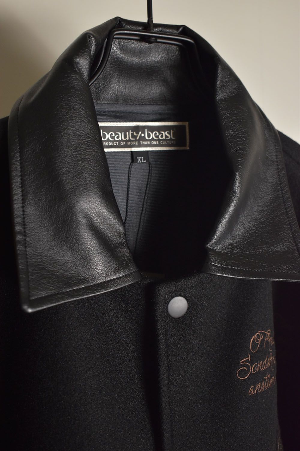 Heavy Melton Coach Jacket"Black" / ヘビーメルトンコーチジャケット"ブラック"