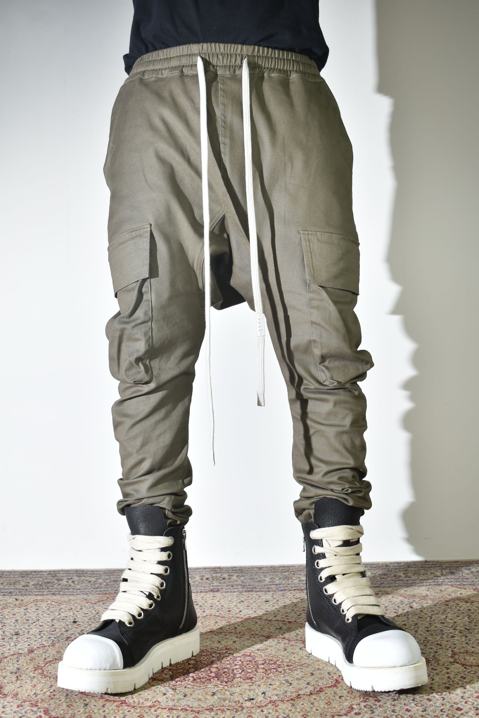 【Exclusive】Cargo Sarouel Skinny"Khaki" / カーゴサルエルスキニー"カーキ"