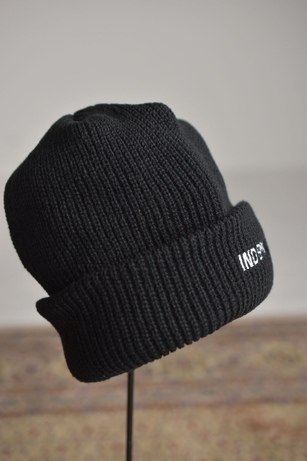 Logo Knit Cap"Black"/ロゴニットキャップ"ブラック"