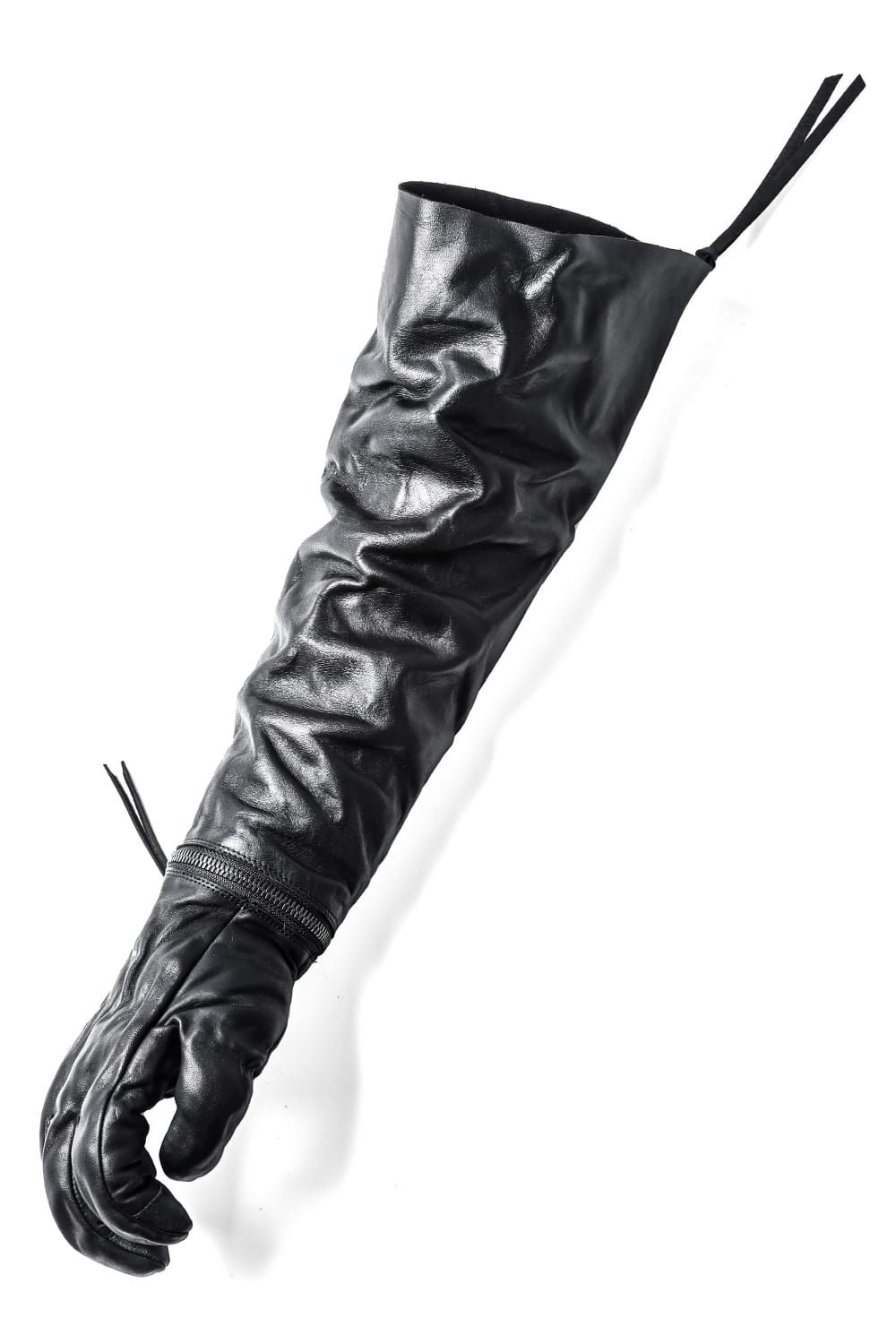 "TVA"Collaboration Horse Leather Long Glove "Black" / The viridi-anneコラボレーションホースレザーロンググローブ"ブラック"