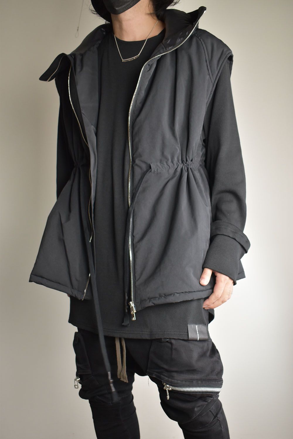 Chill Buster Sleeve Less Parka"Black"/チルバスタースリーブレスパーカー"ブラック"