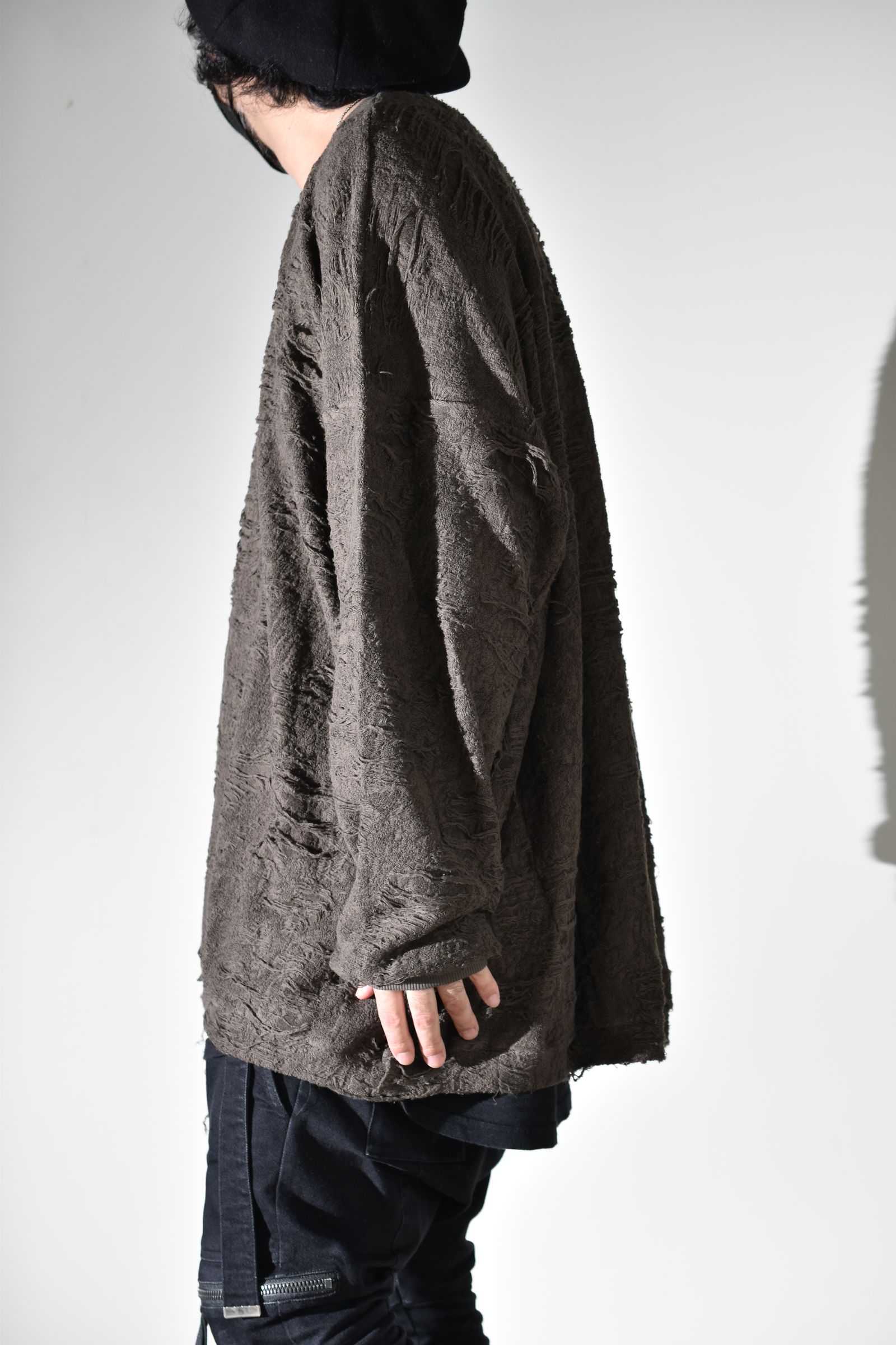 Extreme Over Sized Pullover"Khaki " / エクストリームオーバーサイズプルオーバー"カーキ"