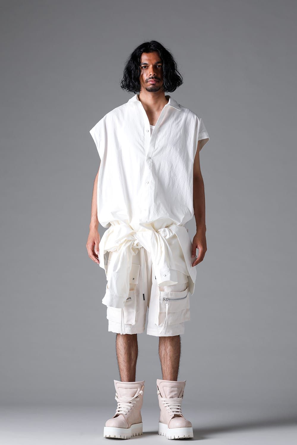《2026SS先行予約》Coalesce Shirts"Black / White /Stone" / コウアレスシャツ"ブラック/ホワイト/ストーン"