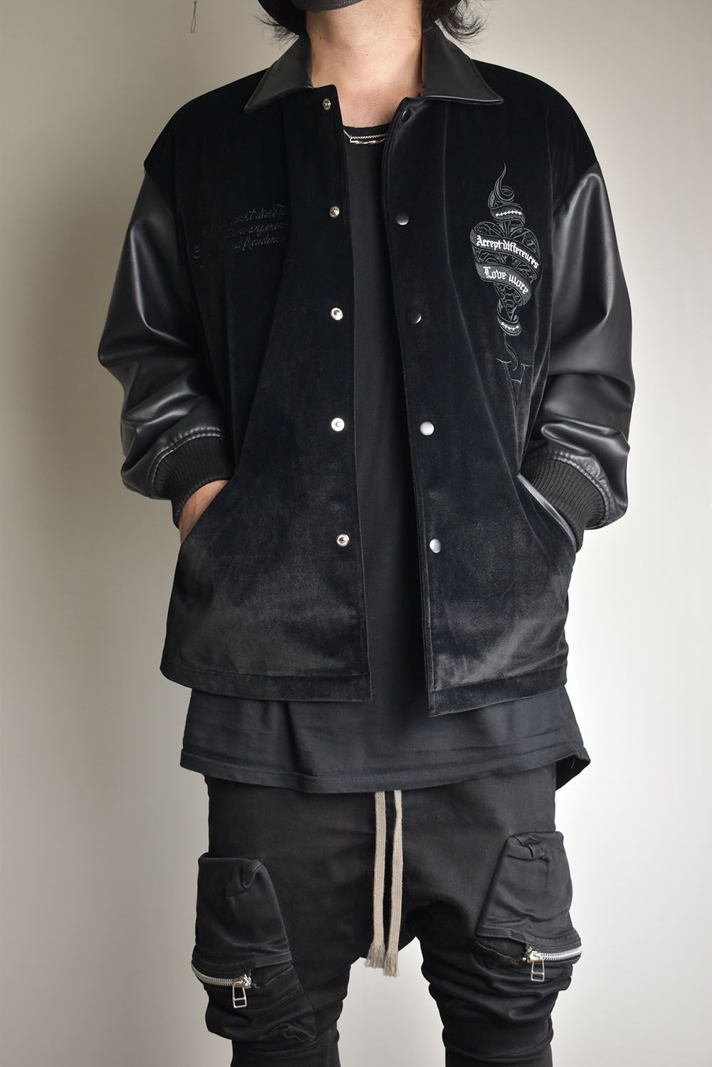 Two Face Coach Jacket"Black" / ツーフェイスコーチジャケット"ブラック"