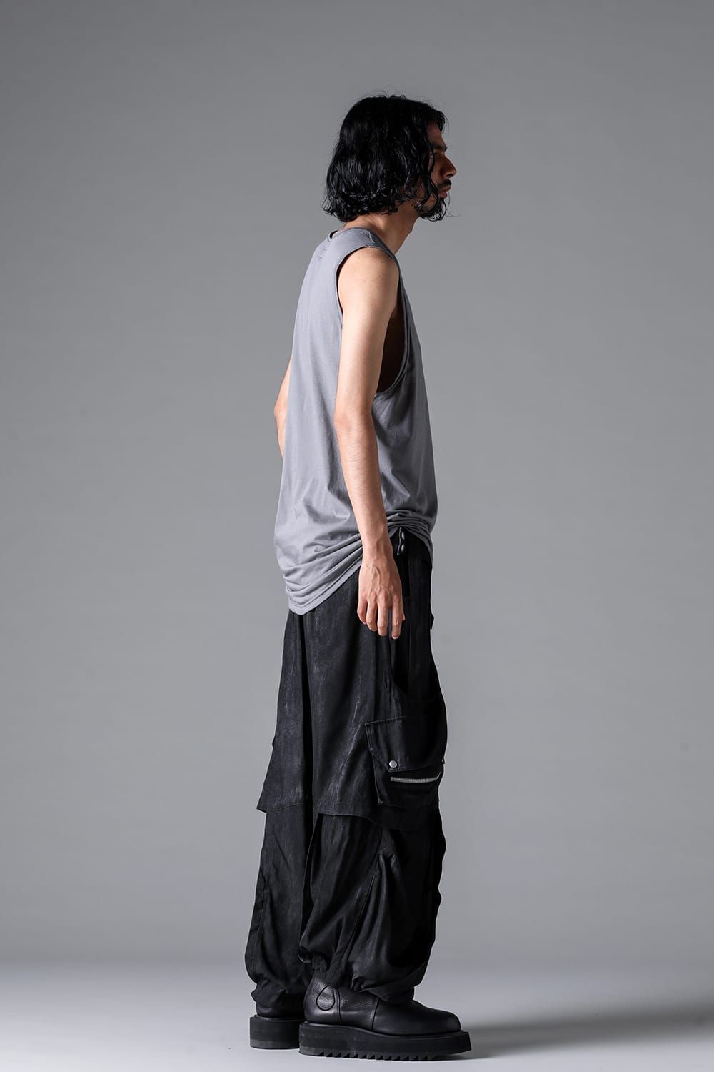《2026SS先行予約》Long Tank Top"Black / Ivory /Greige / Grey / Stone "/ ロングタンクトップ"ブラック/アイボリー/グレージュ/グレー/ストーン"